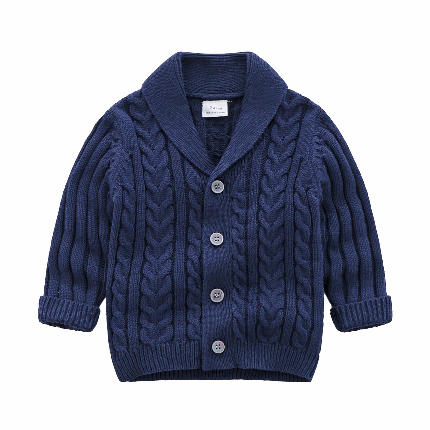 Cozy Cable Knit Baby Cardigan