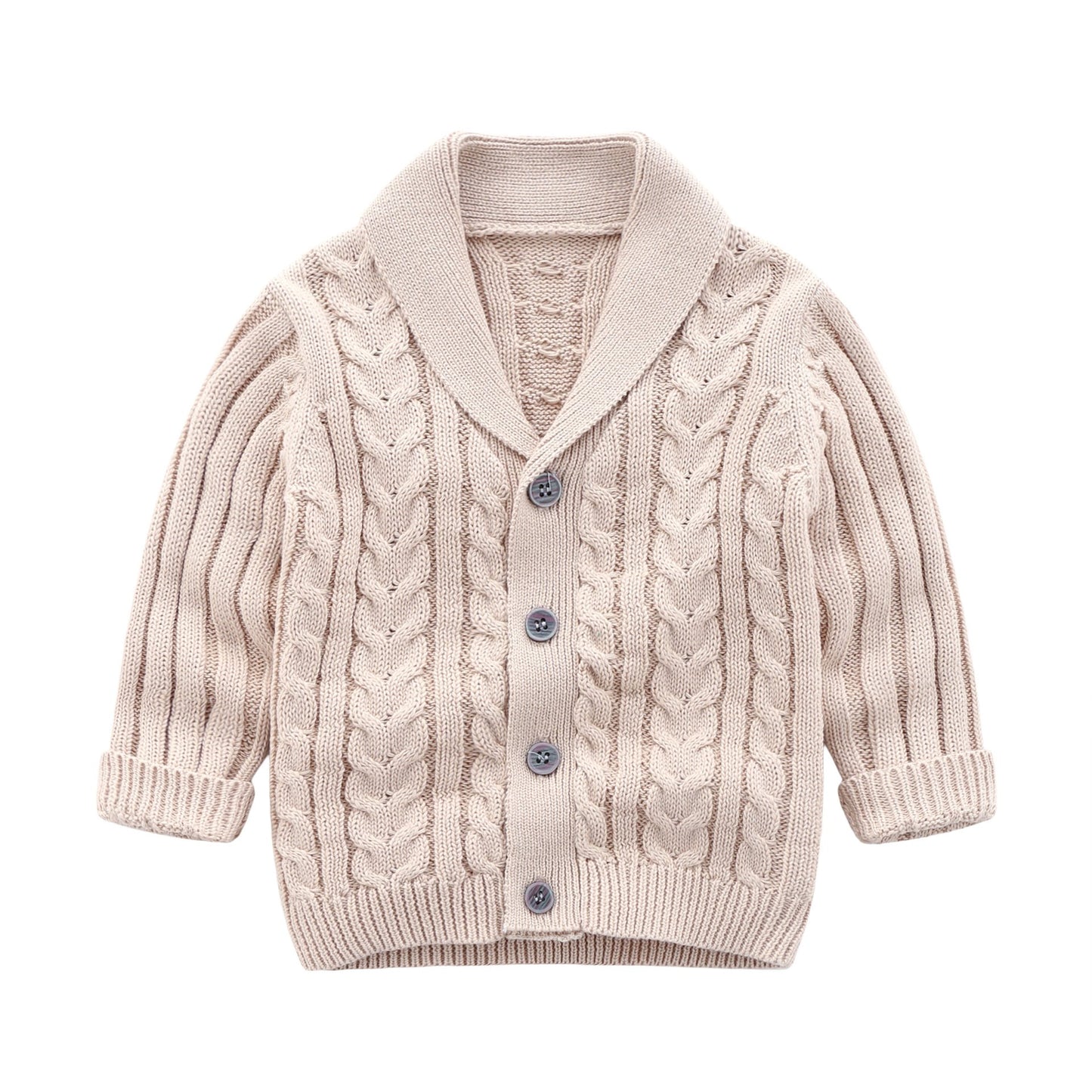 Cozy Cable Knit Baby Cardigan